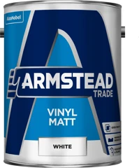 Armstead Trade Vinyl Matt Paint White 5L